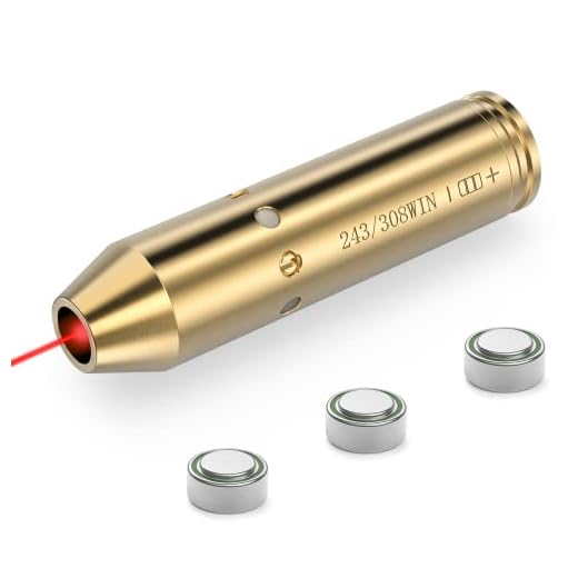 MidTen .243 308 Bore Sight Red Dot Boresighters 308 with Three Batteries