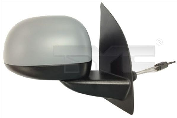 Espejo Retrovisor Derecho TYC 309-0123 - Ajuste Por Cable, Convexo, Compatible Con Fiat Doblo Y Opel Combo