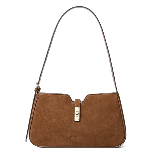 Image of BOSTANTEN Shoulder Bag for Women, Casual Shoulder Purse Vegan Leather Chic Hobo Handbag with Adjustable Strap for Work Travel