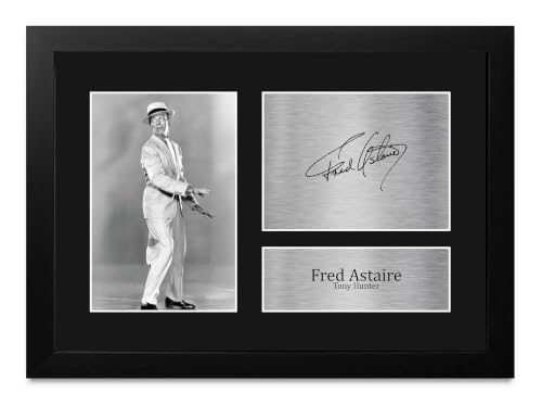 Regalo para fans de la memorabilia cinematográfica: foto enmarcada de Fred Astaire A4