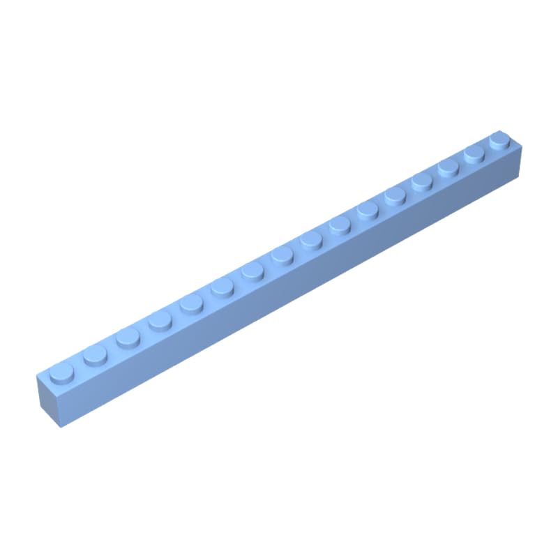 XYEIUGO 2465 Basic Bricks Brick 1x16, Dark Azure, 10 PCS — image 1