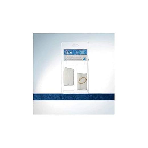 Gre Y12 - Kit De Filtros Para Limpiafondos Ventury, 2 Unidades + Goma De Sujeción