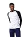 Produktbild Fruit of the Loom Baseball Langarm ( Longsleeve ) T-Shirt S M L XL XXL weiss/schwarz,M
