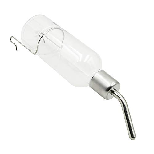 nomal MYB Supplies Konijnenwaterflessen, 180 ml/350 ml, automatische voederautomaat, hangende hamsterwaterfles (180 ml) - Image 5