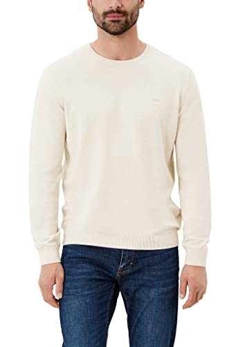 s.Oliver Herren 130.11.899.17.170.2040664 Pullover, Cremefarben(03w0), M