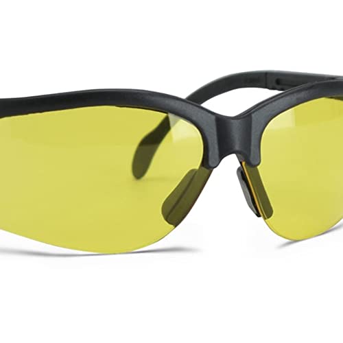 Image of Walker's Sport High-Grade Polycarbonate Lenses Half Frame Soft Rubber Nose Piece Adjustable Safety Shooting Glasses