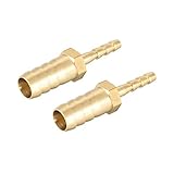 uxcell ホース継手 10mm×4mm 異径 アダプタ ジョイント カプラー アダプター I形 ストレート コネクタ ホース変換ジョイント 連結金具 ホースニップル エルボ継手 2個入り