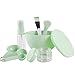 Teenitor DIY Facemask Mixing Tool Kit with Big Volume Mask Bowl Spatula Brush Spray Bottle Puff Soaking Bottle Gauges Pack of 9 Green
