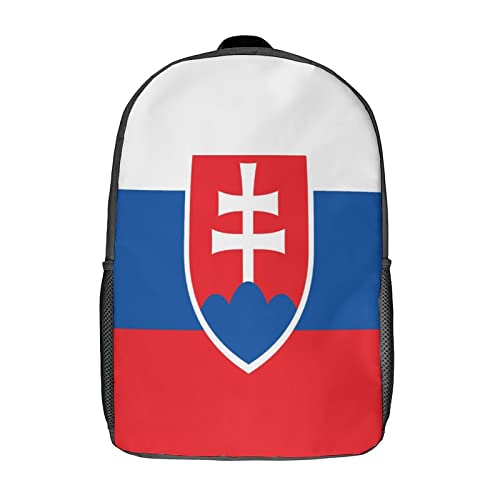 FYCFSLMY Slovak Flag Backpack with Adjustable Straps, Suitable for Travel Picnics Activities