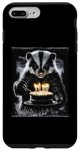 Honey Badger Ratel �o�[�X�f�[�P�[�L �a���� �ʔ��� �p�[�e�B�[ �s�C�� �X�}�z�P�[�X iPhone 7 Plus/8 Plus �p