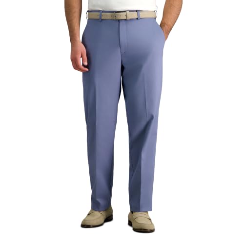 Image of Haggar Men's Classic Fit Premium No Iron Khaki Pant