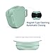 AUDWUD Upgraded Silicone Dog Treat Pouch with Training Clicker, Tighter Sealing to Prevent Food Spilling, 1.68 Cup Capacity Treat Bag with Waist Belt