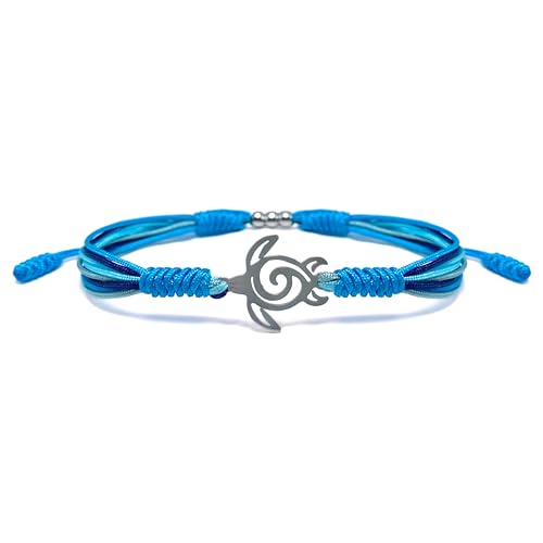 Under The Sea Blue Marine Luck and Protection Tibetan Bracelet, Surfer String Wrap for Men, Women, Forever Love Friendship2