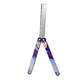 Yoru Comb Butterfly Training Tool Trainer Comb Stainless Steel Cosplay Prop Fan Collection Figure Art Blue