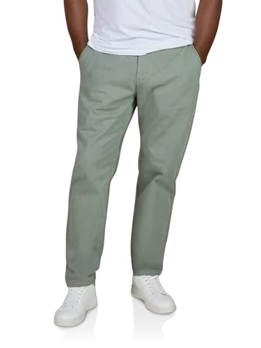 Pantalon chino pour homme taille élastique anti-compression tissu stretch