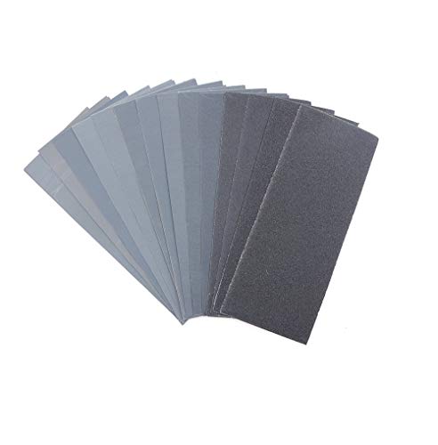 DollaTek Silicon Carbide Sanding Assorted Grit Sandpaper for Wood Furniture Finishing Metal Sanding and Automotive Polishing - Image 3