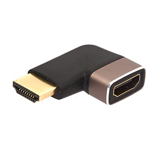 HTGuoji 8K HDMI Extender Adapter, HDMI Left Angle Male to Female Connector HDMI 2.1 Extension Coupler Adapter with 8K@60Hz - Image 4