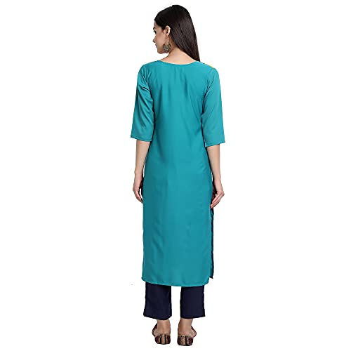 Image of Women's Crepe Straight Kurta
