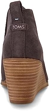 TOMS Women's Kallie Ankle Boot, Pavement Grey Suede, 5 | Image 4