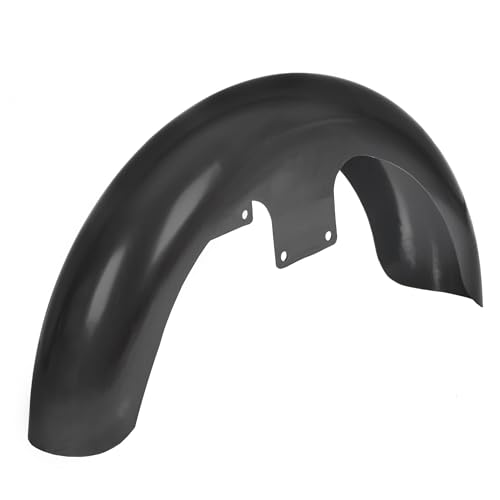 ECOTRIC 21' Wrap Front Fender Painted Black Compatible with 1965-2013...