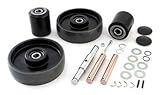 Complete Wheel Kit for Manual Pallet Jack - Fits Dayton, Model #4YX97
