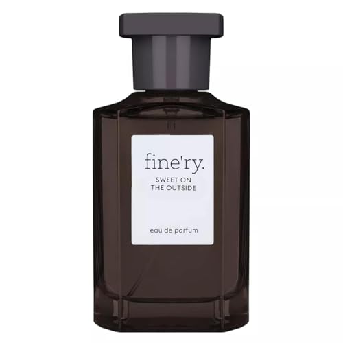 Fine'ry Vanilla Gourmand Sweet on the Outside Perfume for Women & Girls - Vanilla, Cacao Wood & Smoked Vetiver - Warm, Long-Lasting, Full Size Hair & Body Cologne Parfum Fragrance (60mL)