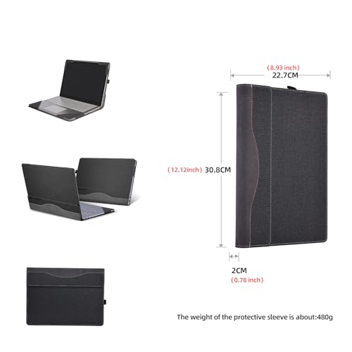 Funda para Microsoft Surface Laptop 13.5 pulgadas gris miniatura 3