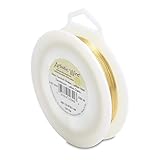 Artistic Wire, 24 Gauge Tarnish Resistant Brass Craft Wire, 205 ft