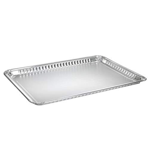 Aluminum Pan Cookie Sheets | Heavy Duty Nonstick Disposable Baking Trays For Cookies, Bacon, Brownies | Rectangular Foil Pans For Oven, Broiler, Cooking, Grilling, Catering | 16 X 11 Inch, 20 Pack #TOP4