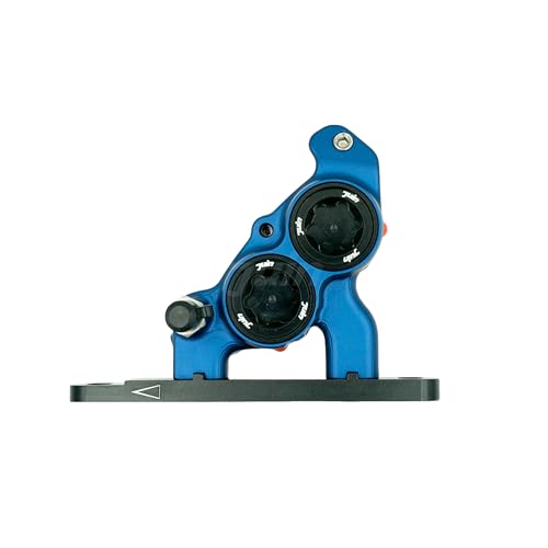 Juin ETF Road Bike Hydraulic Disc Brakes, 140mm, Mineral Oil, Blue