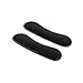 HEVSTIL 8-Pack Long Strip Drum Silencers Pads Soft Clear Drum Dampeners Gels Silicone Gel Pads Drum Mute for Drums Cymbals Tone Control(Black)