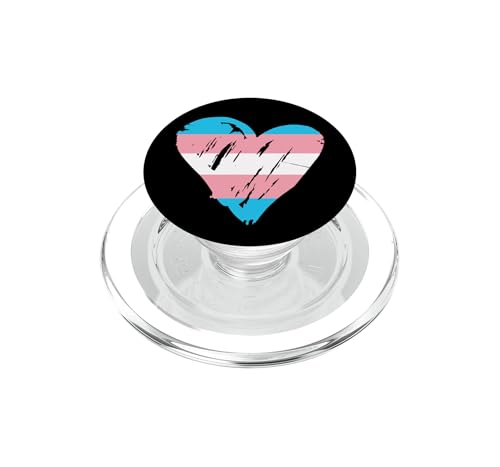 PopGrip MagSafe drapeau cœur fierté transgenre support téléphone