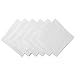 DII 100% Cotton, Oversized Basic Everyday 20x 20" Napkin, Set of 6, White