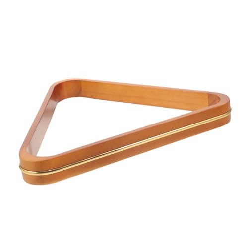 BCOATH Billiard Balls Holder Pool Rack Triangle Billiard Frame Pine Wood and Reliable
