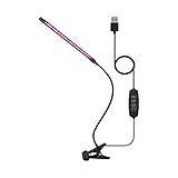 Grow Lights LED Plant Full Spectrum Single-Head 20W Clip-on Plant Grow Lights para plantas de interior con 3 modos de luz regulables Función de sincronización Lámpara de bombilla de cultivo de plantas