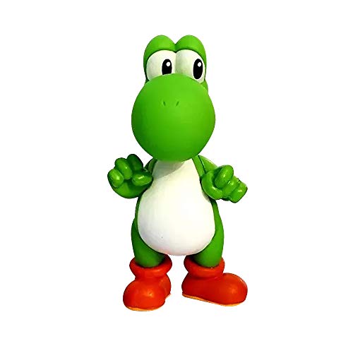 Boneco Yoshi Articulado 25cm Pvc - Super Mario Bros