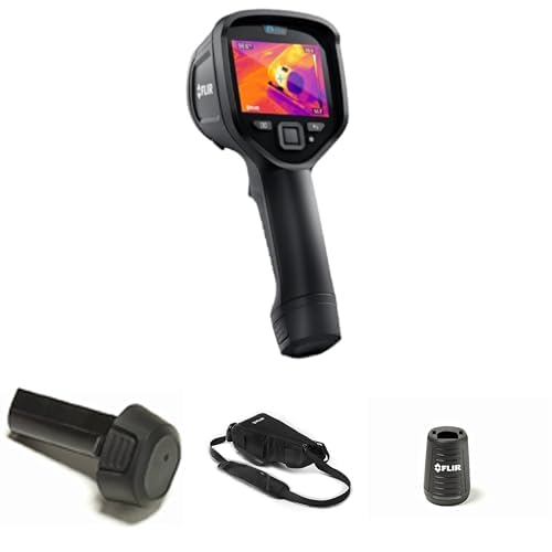 Bundle of FLIR E5 Pro - Commercial Thermal Imaging Camera with Wifi+ FLIR Systems T198530 Battery for FLIR Ex Series + FLIR Carrying Pouch + FLIR Systems T198531 Battery Charger for FLIR Ex Series