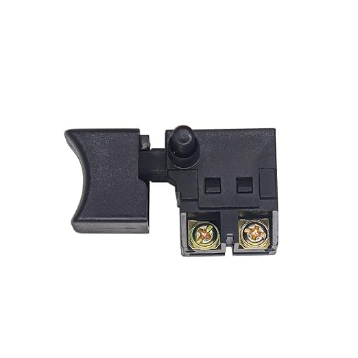 MGMACHINE WITH U Electronic Spices Drill Speed Control Trigger Switch, Black, Push Button, ON-OFF-ON, Drill Switch for Electric Hand Drill or Other Power Tools