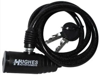 Power Watchdog Security Cable Lock Lock Heavy-Duty Stainless Steel RV Lock, 40 in Braided Cable with Keys, Theft Deterrent for Power Watchdog Surge Protectors & RV Power Equipment