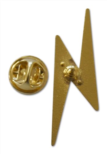 Image of Novel Merk Lightning Bolt - Electrician Lapel Pin, Hat Pin & Tie Tack Set - with Clutch Back