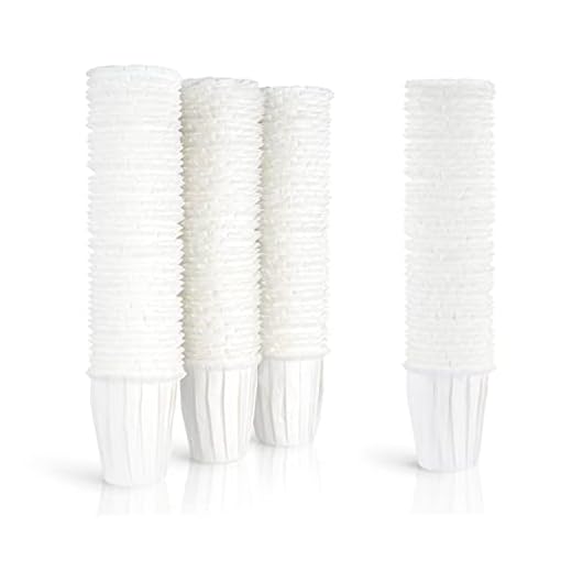 200 Pcs Disposable Coffee Paper Filter For K Brewers, Compatible With 2.0 K Single Serve Brewer Reusable K Carafe Filter, Tall/Large Type, White