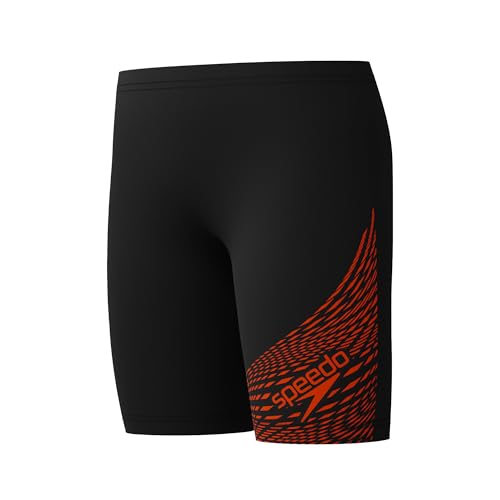 Maillot de bain garçon Speedo Medley confortable et ajusté rouge gingembre