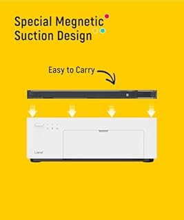 Liene M100 4x6'' Photo Printer, Phone Printer 100 Sheets & 3 Cartridges, Full-Color Photo, Portable Instant Photo Printer for iPhone Android, Thermal Dye Sublimation, Wi-Fi Picture Printer 100 Papers