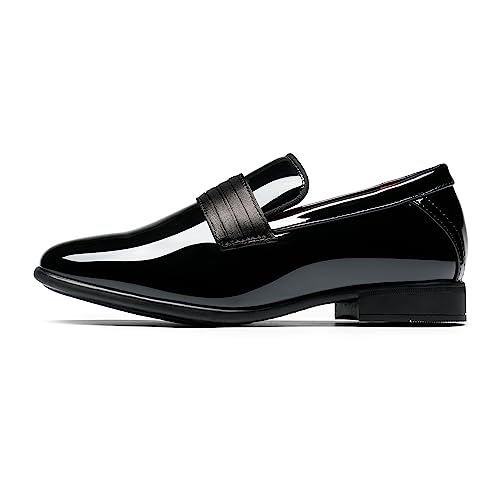 Bruno Marc Boys Dress Shoes Slip-on Loafers Formal Tuxedo Shoes2