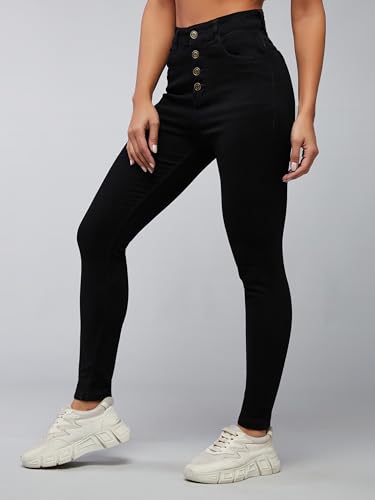 Image of Dolce Crudo Distressed High Rise Skinny Jeans for Women