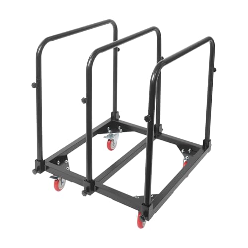 Carretilla de mano industrial con 4 ruedas giratorias, capacidad 1400 lbs miniatura 7