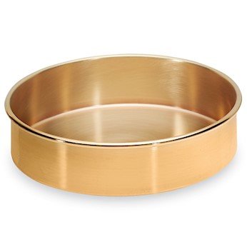 Cole-Parmer Receiving Pan for 12 (in) Brass Bottom Sieves, Half Height