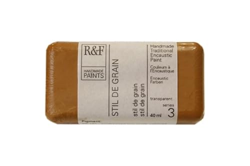 R&F Artist Encaustic Paint, Stil de Grain, 40 ml