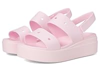 Crocs Women's Brooklyn 4U Sandal, Pink Milk, US W9