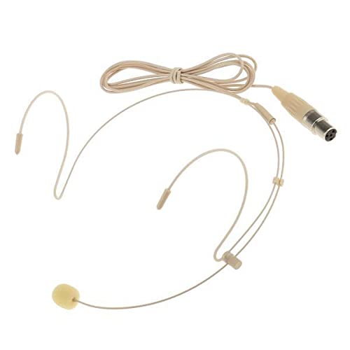 2xProfessional Ear Hook Wired Headset/Headworn Microphone Skin Color 4Pin-picture-10